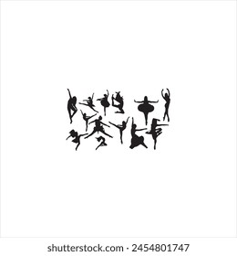 Illustration vector graphic of dance icon
