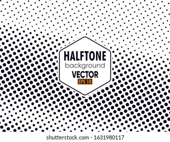 Illustration vector graphic of dark blue Abstract halftone wave dotted background. Good for Vector modern futuristic texture for posters, sites, business cards, interior design, etc. Vector EPS10.