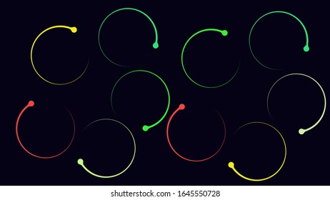 Illustration Vektorillustration Grafik auf dunkelblauem abstraktem Hintergrund. Dunkelblauer abstrakter Hintergrund mit Runde heller Vektorillustration Design. Vektorillustration Illustration EPS10. 
