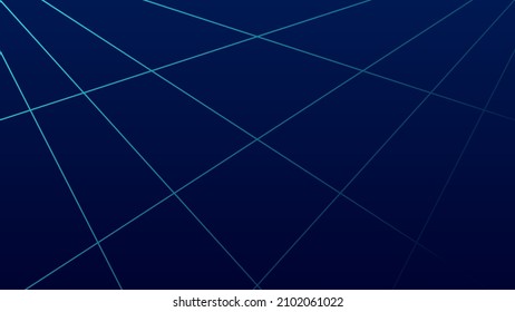 Gráfico vectorial de ilustración de fondo de línea abstracta azul oscuro