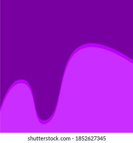 Ilustración vectorial gráfico de la gota de color morado oscuro de la pintura goteando sobre fondo morado suave. Perfecto para fondo, afiche, banner, web, etiqueta, fondo, fondo de pantalla, tarjeta, plantilla, etc.