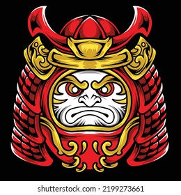 Illustration vector graphic of daruma
