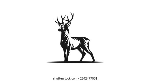 illustration vector graphic of deer