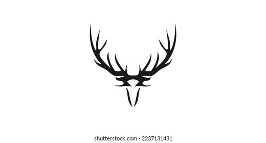 illustration vector graphic of  deer head