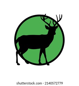 illustration vector graphic for deer logo