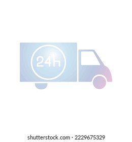 Illustration Vektorgrafik der Lieferung Symbol. Geeignet für Kurier, Versand, E-Commerce, Bestellungen etc.