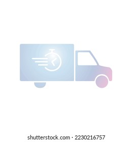 Illustration Vector graphic of delivery icon. Fit for courier, shipping, e-commerce, order etc.