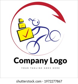 Illustration vector graphic of Delivery service, perfect logo icon for Delivery service, fast food, packet, etc.