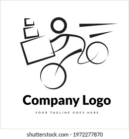 Illustration vector graphic of Delivery service, perfect logo icon for Delivery service, fast food, packet, etc.