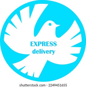 illustration vector graphic of delivery service icon, for decoration, menu, lists, book, journal, element, small company icon, etc