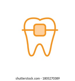 Illustration Vector graphic of dental icon. Fit for dentist, clinic, healthcare etc.