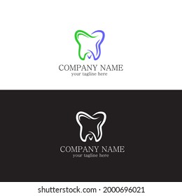 the illustration of vector graphic of dental logo. suitable for hospital, clinic or healthy