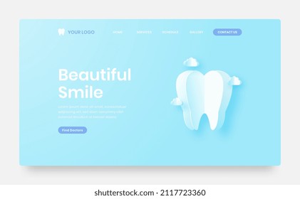 Illustration vector graphic of dentist, suitable for web design, ui, banner, etc