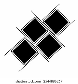 Ilustración Vector Diseño gráfico Geométrico abstracto