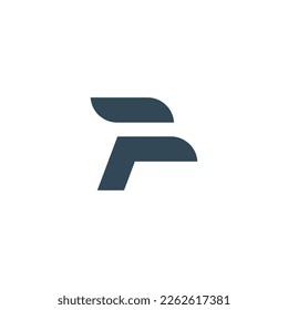 illustration vector graphic design. minimalist logo combination pictogram and monogram logo letter F
