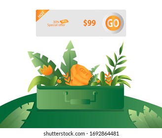 Illustration vector graphic of the design nature flower with a card gift.
Good for a card, coupon gift, ticket gift, voucher gift.
