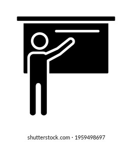 Illustration Vector graphic design of teacher icon