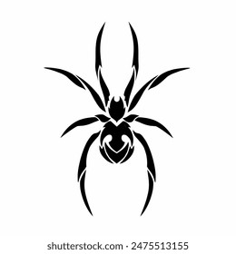 illustration vector graphic of design tribal art abstract spider