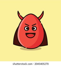 Illustration vector graphic of a deviled egg character. Perfect for deviled egg day, etc.