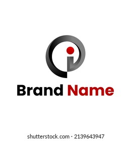Illustration vector graphic for DI logo