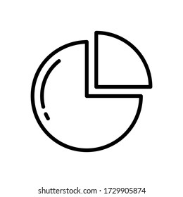 Illustration vector graphic of diagram essential icon