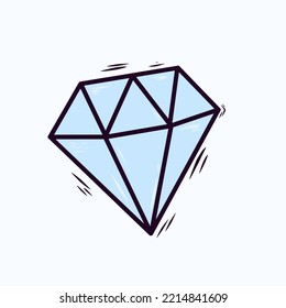 Illustration, Vektorgrafik von Diamanten