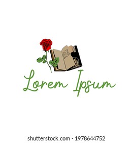 Illustration Vector graphic of diary book logo