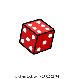 Illustration Vector Graphic of Dice