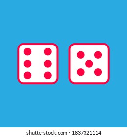 Illustration vector graphic of dice icon