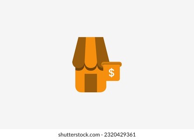 Illustration vector graphic of digital payment at store. Good for icon or symbol