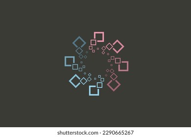 Illustration vector graphic of digital technology science. Good for logo