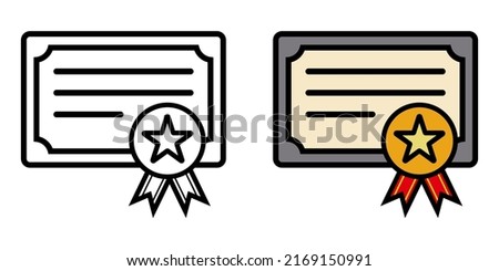 Illustration Vector Graphic of Digree, document, format Icon