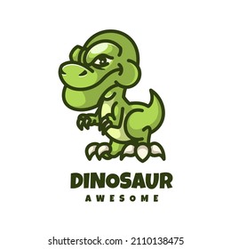 Illustration vector graphic of Dinosaur, good for logo design