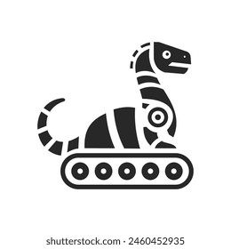 Illustration vector graphic of Dinosaur Tank logo