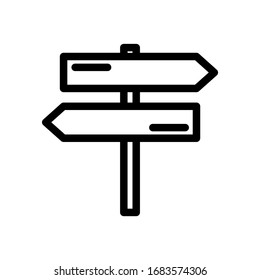 Illustration vector graphic of direction icon