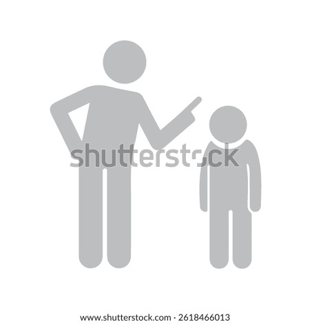 Illustration vector graphic of discipline punish icon