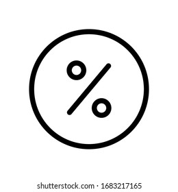 Icono de gráfico de vector de ilustración de descuento
