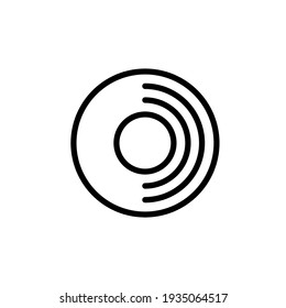Illustration Vector graphic of disk icon