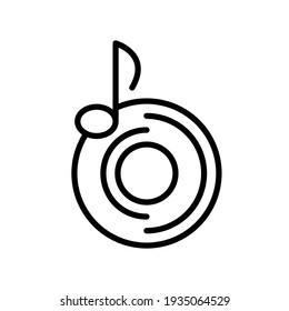 Illustration Vector graphic of disk icon