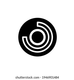 Illustration Vector graphic of disk icon