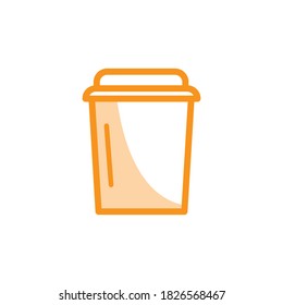 Illustration Vector graphic of disposable icon. Fit for coffee, drink, takeaway etc.