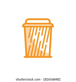 Illustration Vector graphic of disposable icon. Fit for coffee, drink, takeaway etc.