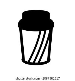Illustration Vector graphic of disposable icon. Fit for coffee, drink, takeaway etc.