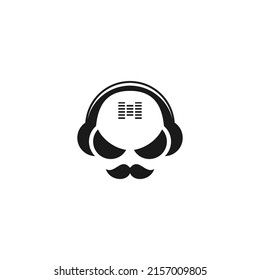 Gráfico vectorial de ilustración de DJ Robot