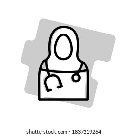 Illustration Vector graphic of doctor icon
