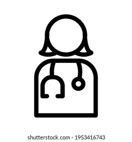 Illustration Vector graphic of doctor icon