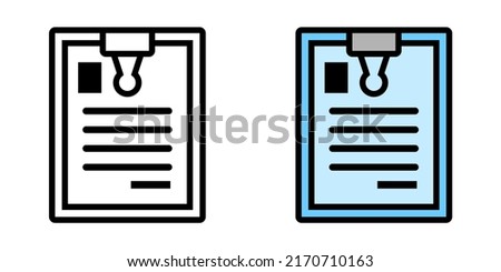 Illustration Vector Graphic of Document, file, research Icon