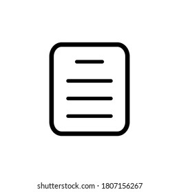 Illustration Vector graphic of document icon. Fit for office, contract, agreement, file etc.