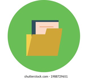 gráfico vectorial de ilustración del icono de documento. Perfecto para añadir una imagen de su icono de trabajo .