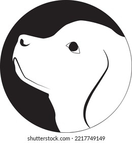 illustration vector graphic of dog good for logo